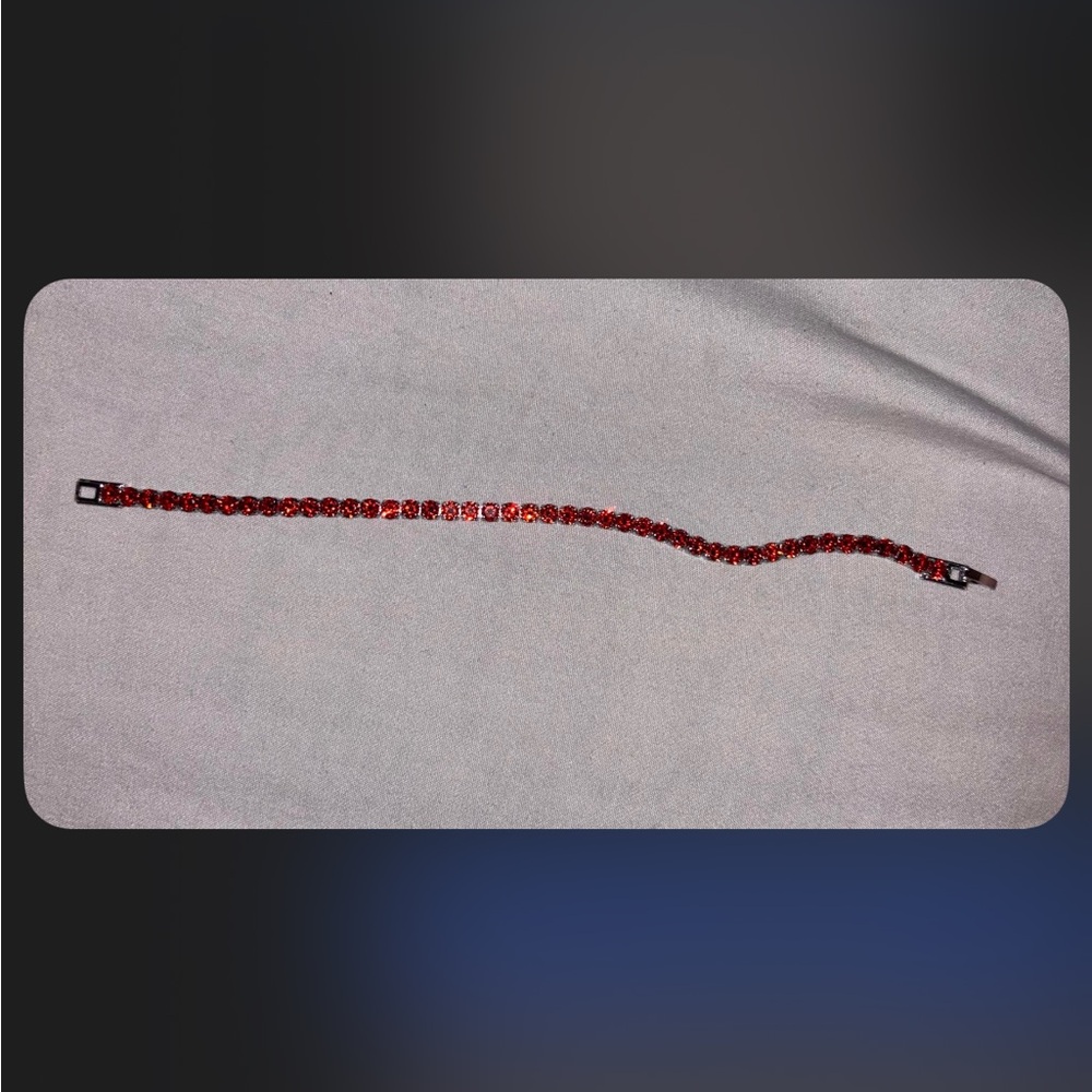 Elegant Red cz tennis Bracelet